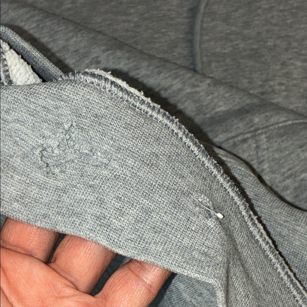 Air Jordan hoodie bleach stained Gray grey long sleeved hooded - Picture 9 of 12